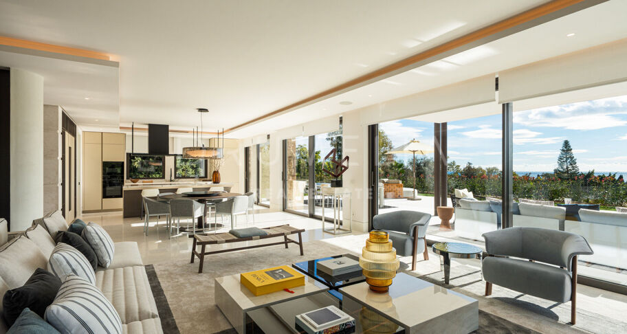 Villa de luxe avec vue mer à Marbella Hill Club