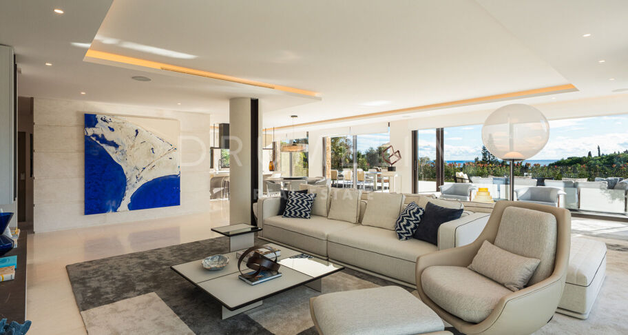 Villa de luxe avec vue mer à Marbella Hill Club
