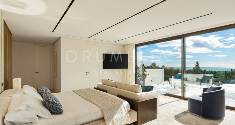 Villa de luxe avec vue mer à Marbella Hill Club