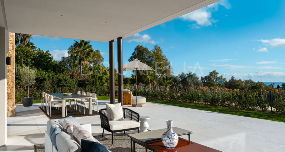 Villa de luxe avec vue mer à Marbella Hill Club