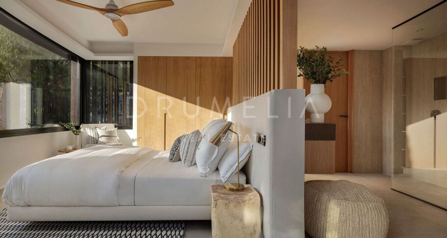 Villa independiente, reformada con diseño oriental en Marbella Hill Club
