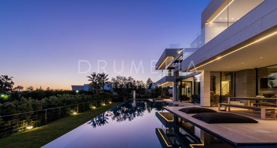 Enastående ny modern lyxvilla, Golden Mile, Marbella
