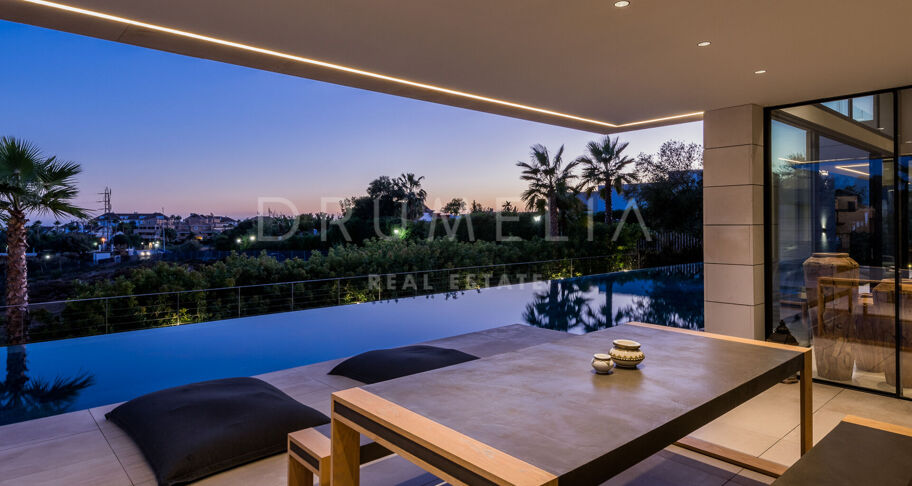 Enastående ny modern lyxvilla, Golden Mile, Marbella