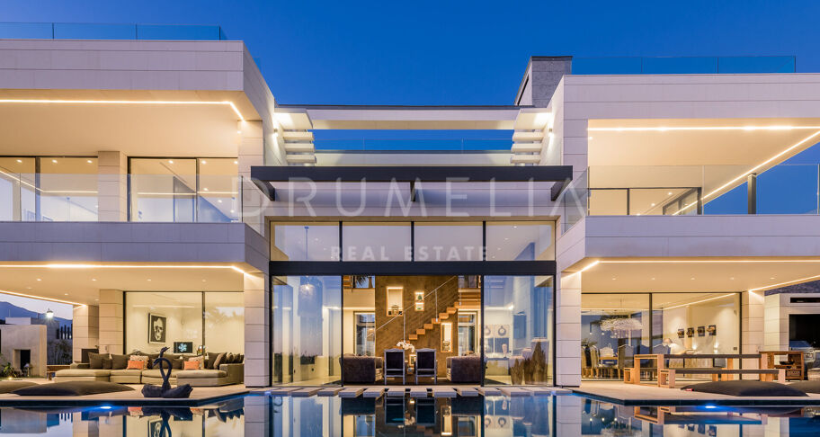 Enastående ny modern lyxvilla, Golden Mile, Marbella