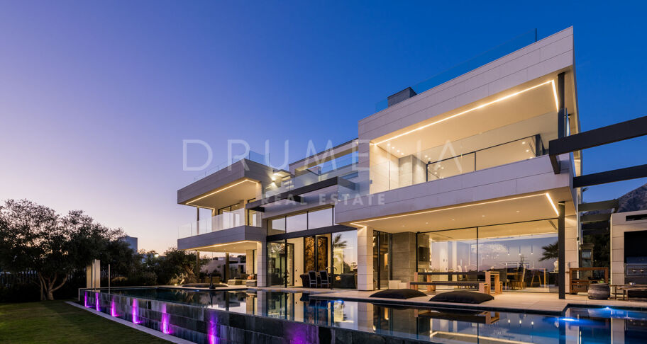 Enastående ny modern lyxvilla, Golden Mile, Marbella