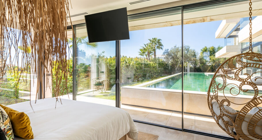Enastående ny modern lyxvilla, Golden Mile, Marbella
