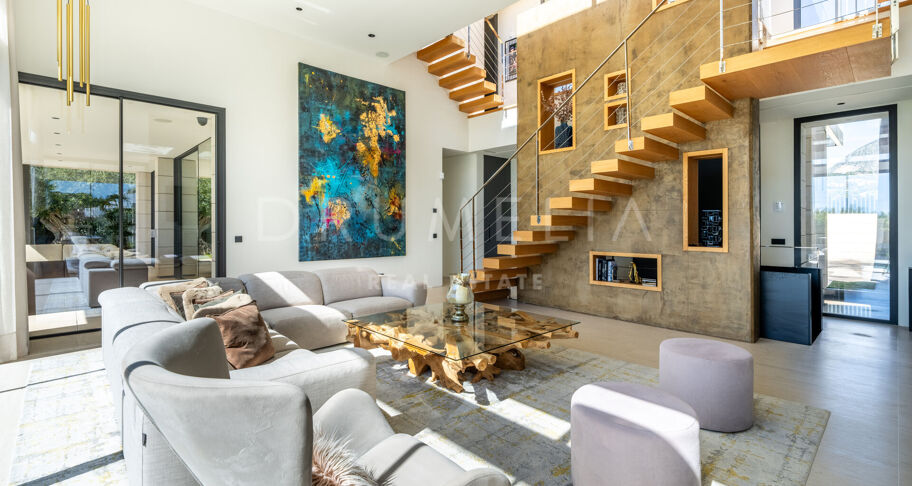 Enastående ny modern lyxvilla, Golden Mile, Marbella
