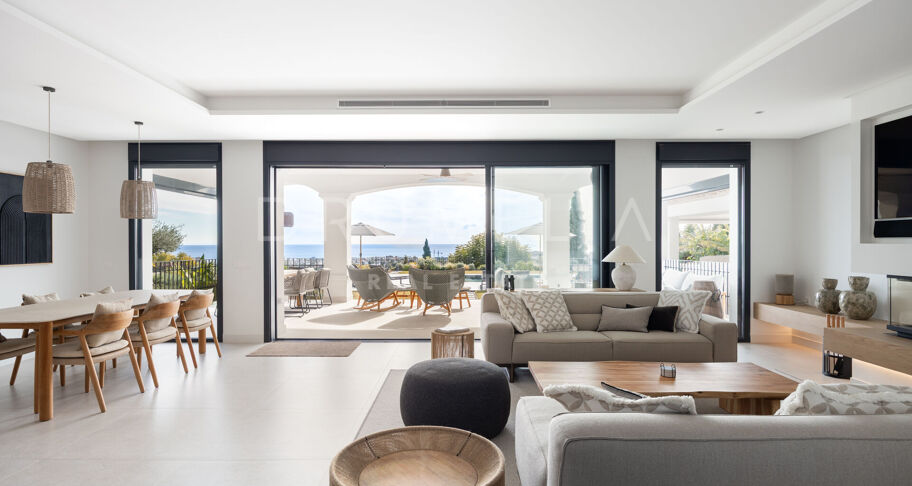 Renovated villa with panoramic views in Los Flamingos, Benahavís