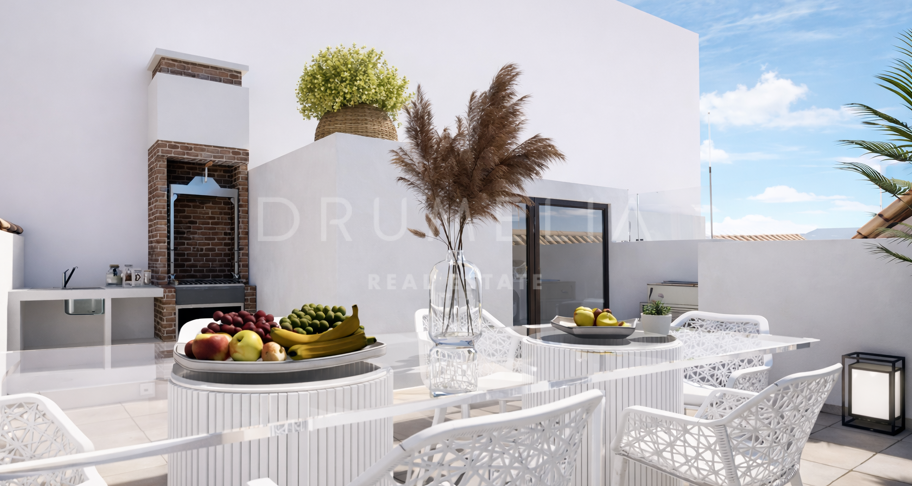 Nyproducerad parhusbostad med pool i Estepona