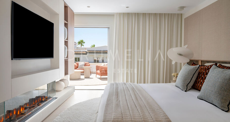 Penthouse aan het strand met privé-dakterras in Dominion Beach