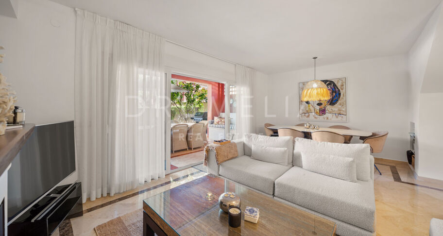 Rekkehus i Marbella Golden Mile, nær stranden