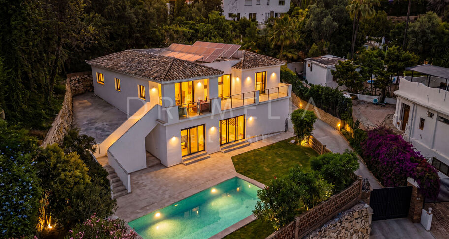 Renovated villa in El Rosario with private pool and open views