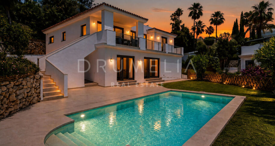 Renovated villa in El Rosario with private pool and open views