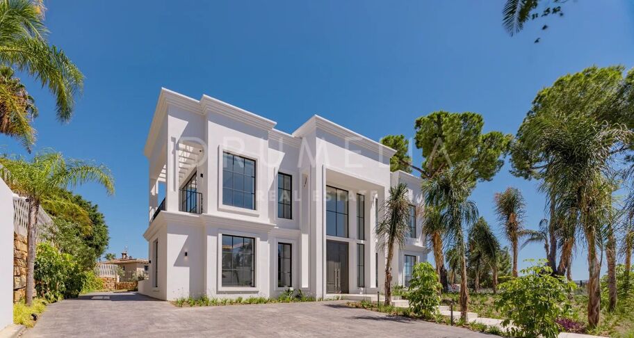 Nowoczesna willa z widokiem na morze w El Paraíso, Benahavís