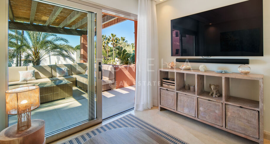 Duplex-Penthouse mit Meerblick in La Morera, Marbella East