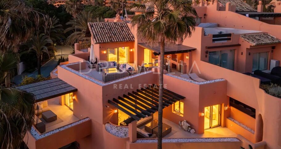 Duplex-Penthouse mit Meerblick in La Morera, Marbella East