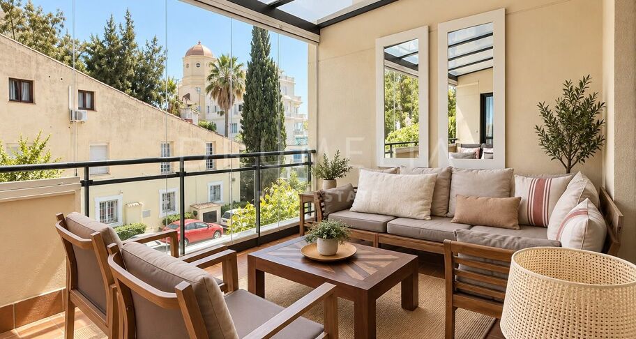 Apartamento con amplia terraza en Cosmo Beach