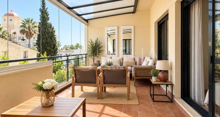 Apartamento con amplia terraza en Cosmo Beach