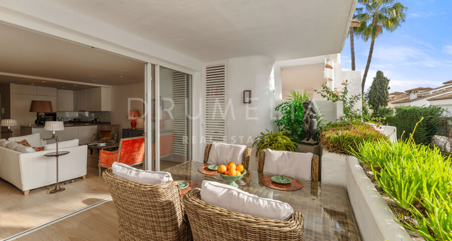 Elegantes Apartment in der prestigeträchtigen Marina de Puente Romano an der Goldenen Meile von Marbella