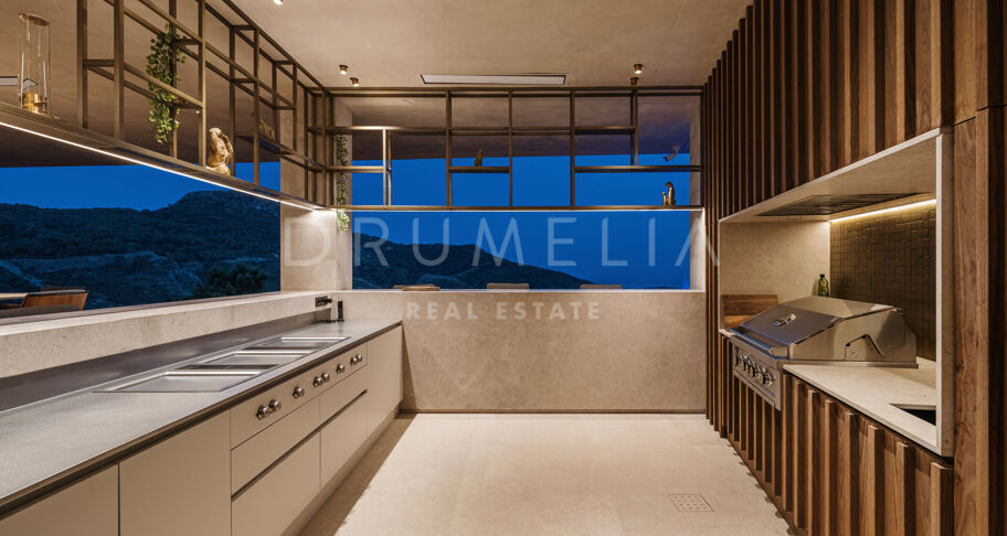 Casa Cuiabá - New eco-friendly modern luxury villa with panoramic sea views in fabulous Monte Mayor, Benahavis
