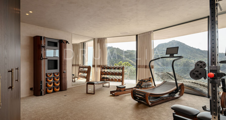 Casa Cuiabá - New eco-friendly modern luxury villa with panoramic sea views in fabulous Monte Mayor, Benahavis
