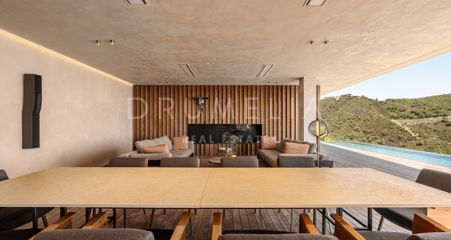 Casa Cuiabá - New eco-friendly modern luxury villa with panoramic sea views in fabulous Monte Mayor, Benahavis
