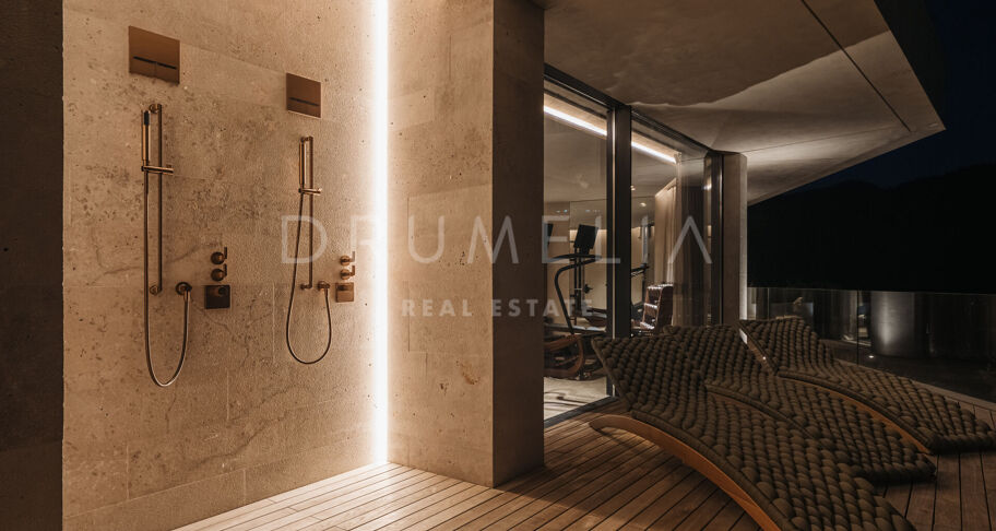 Casa Cuiabá - New eco-friendly modern luxury villa with panoramic sea views in fabulous Monte Mayor, Benahavis
