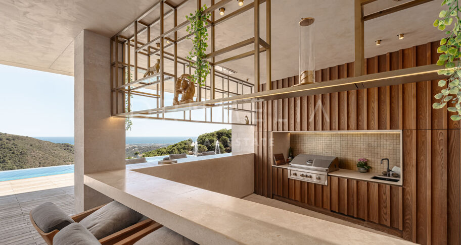 Casa Cuiabá - New eco-friendly modern luxury villa with panoramic sea views in fabulous Monte Mayor, Benahavis