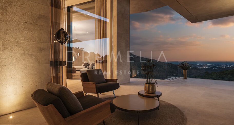 Casa Cuiabá - New eco-friendly modern luxury villa with panoramic sea views in fabulous Monte Mayor, Benahavis