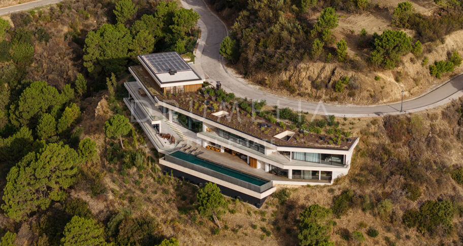 Casa Cuiabá - New eco-friendly modern luxury villa with panoramic sea views in fabulous Monte Mayor, Benahavis