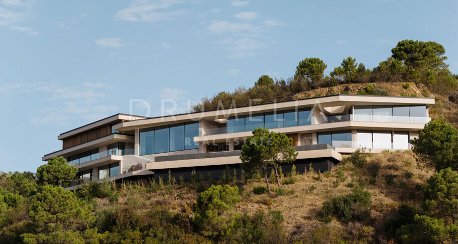 Casa Cuiabá - New eco-friendly modern luxury villa with panoramic sea views in fabulous Monte Mayor, Benahavis