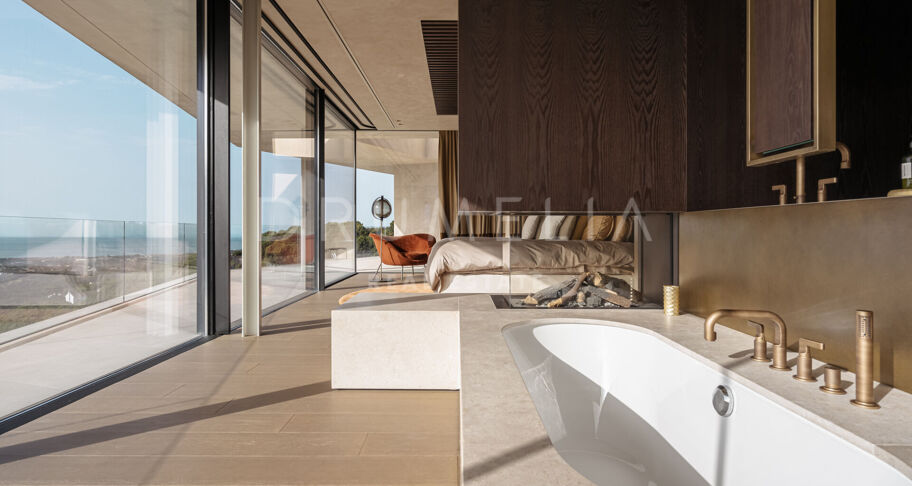 Casa Cuiabá - New eco-friendly modern luxury villa with panoramic sea views in fabulous Monte Mayor, Benahavis
