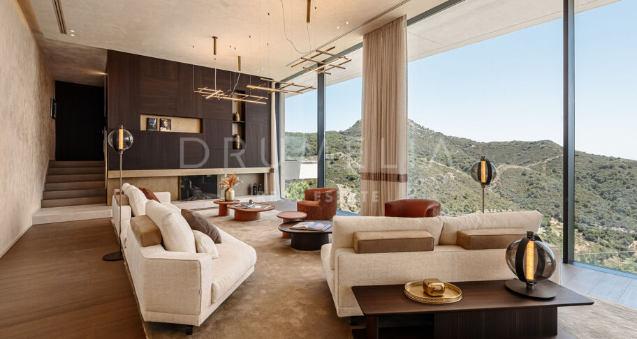 Casa Cuiabá - New eco-friendly modern luxury villa with panoramic sea views in fabulous Monte Mayor, Benahavis