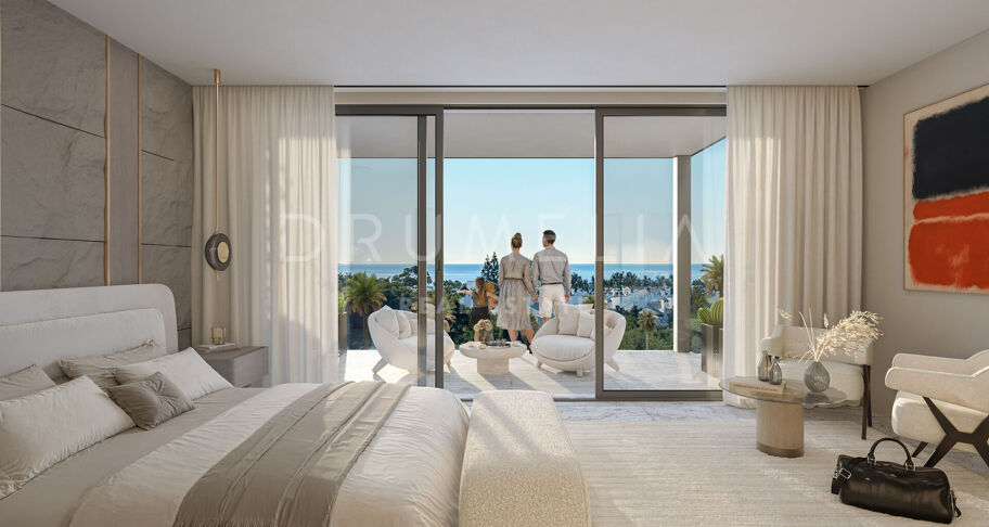 Вне плана: 4-Bed Luxury Villa in Bel-Air, Estepona - панорамные виды на море, частный бассейн и зрелый сад