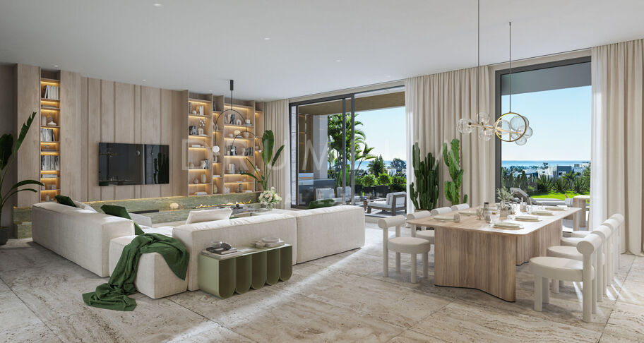 Вне плана: 4-Bed Luxury Villa in Bel-Air, Estepona - панорамные виды на море, частный бассейн и зрелый сад