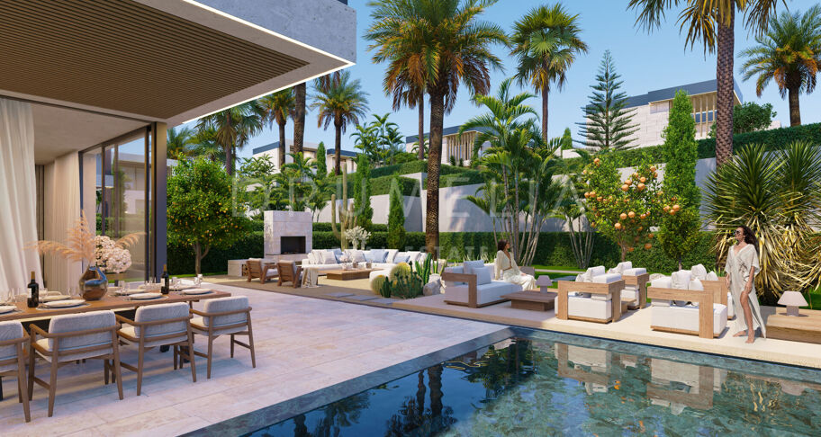 Вне плана: 4-Bed Luxury Villa in Bel-Air, Estepona - панорамные виды на море, частный бассейн и зрелый сад