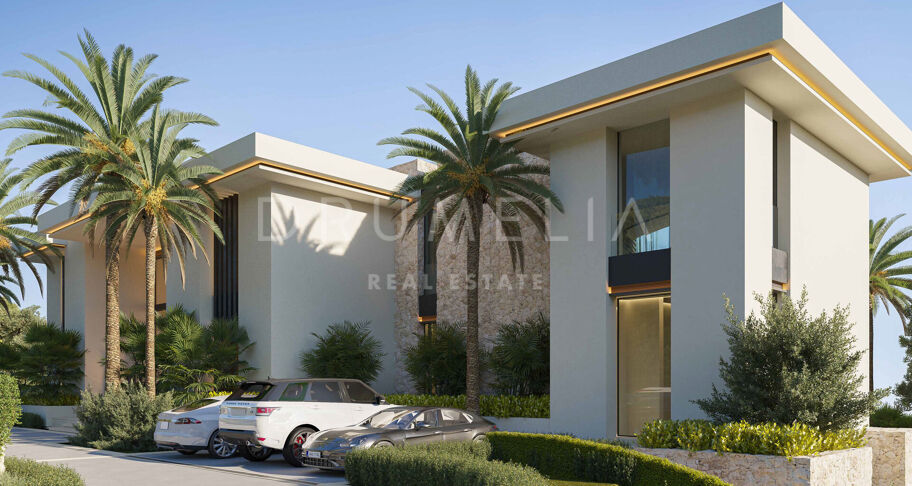 Impresionante villa moderna de nueva construcción con vistas al mar en La Zagaleta, Benahavís