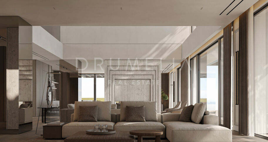 Impresionante villa moderna de nueva construcción con vistas al mar en La Zagaleta, Benahavís