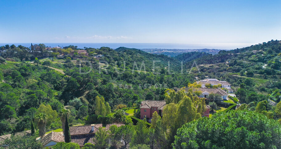 Impresionante villa moderna de nueva construcción con vistas al mar en La Zagaleta, Benahavís