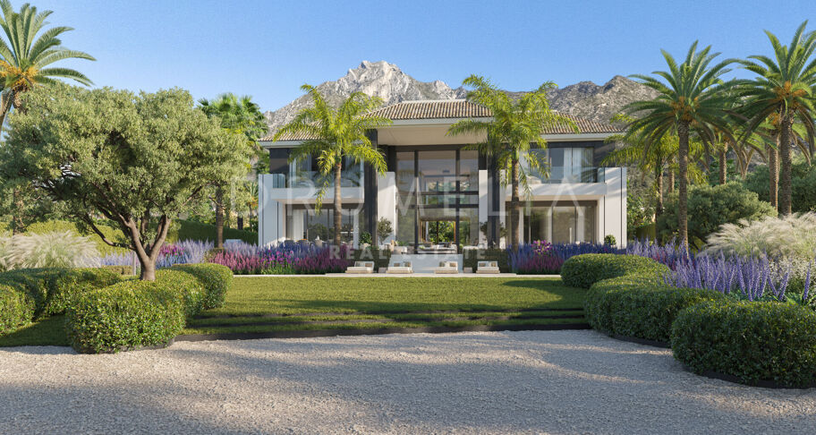 Majestätisk modern villa med panoramautsikt i Rocío de Nagüeles, Golden Mile