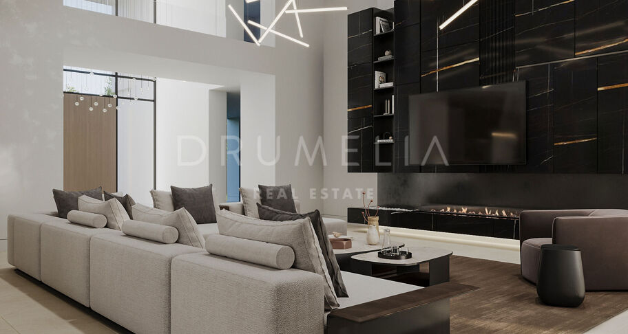 Majestätisk modern villa med panoramautsikt i Rocío de Nagüeles, Golden Mile