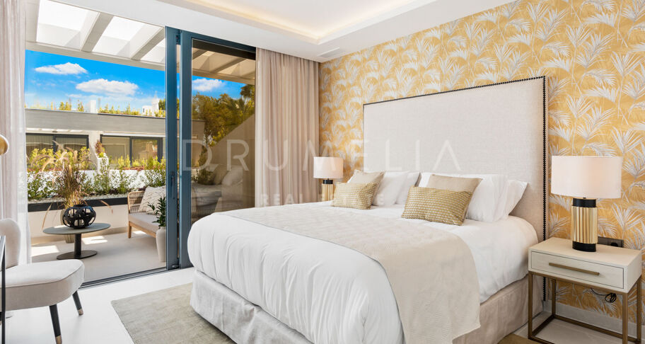 Modern Lyxbostad i Puerto Banús Marbella Ett Nytt Sätt att Leva vid Kusten
