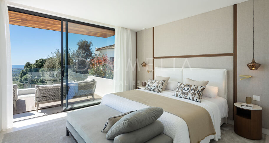 Norwegian Moderne villa med panoramautsikt over havet i Lomas de La Quinta