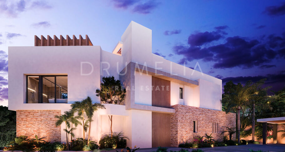 Hedendaagse kustluxe aan de Golden Mile van Marbella