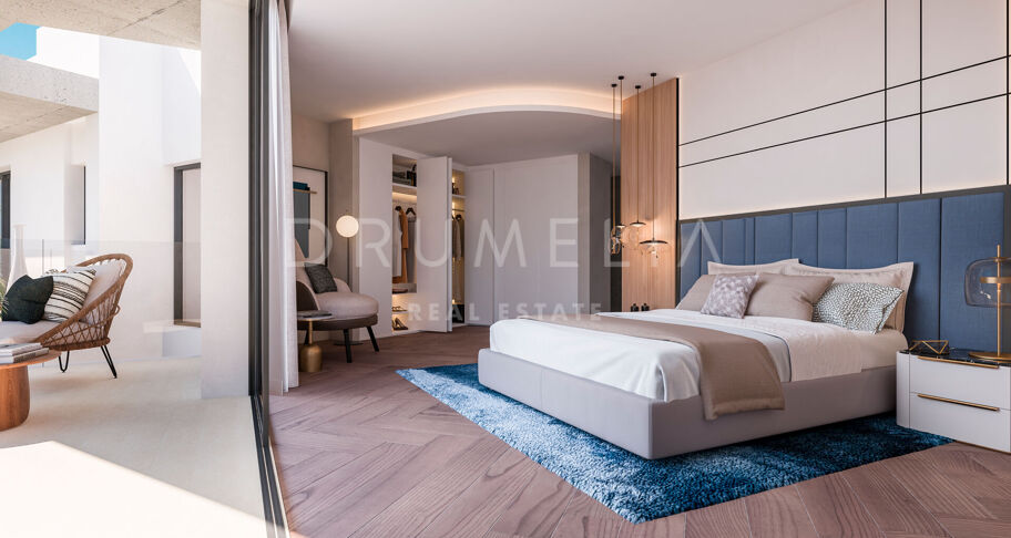 Hedendaagse kustluxe aan de Golden Mile van Marbella