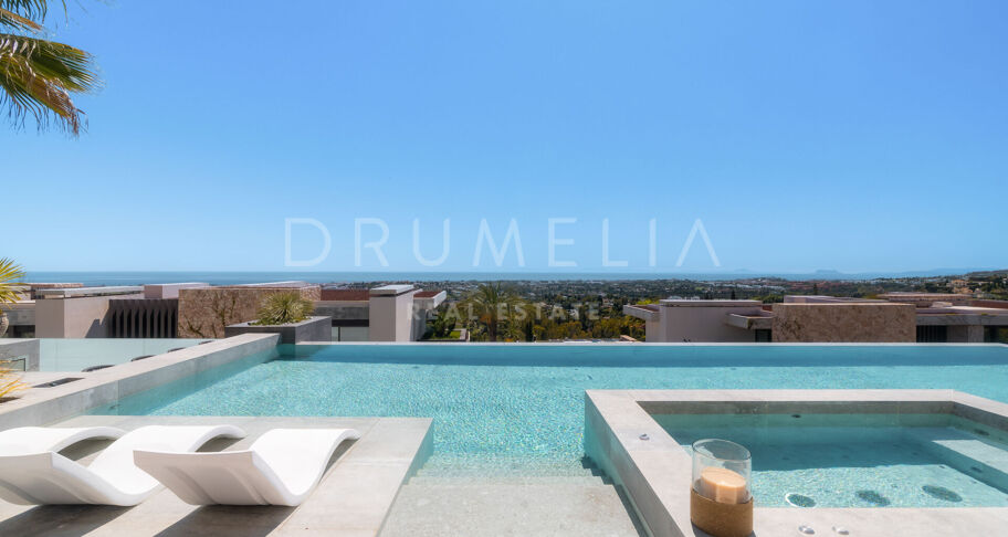 Panoramautsikt og Privat Spa i Eksklusiv Villa i La Quinta