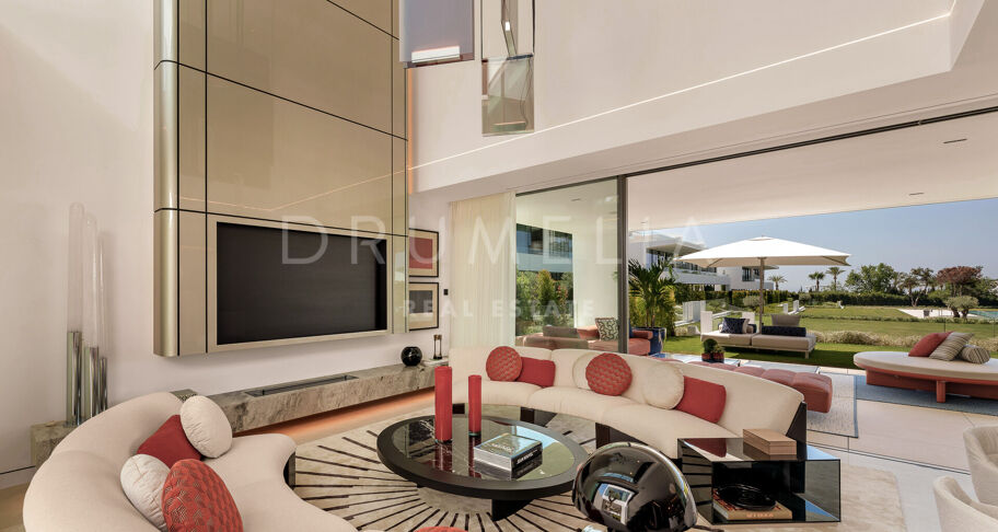 Villa de luxe contemporaine sur la Golden Mile de Marbella