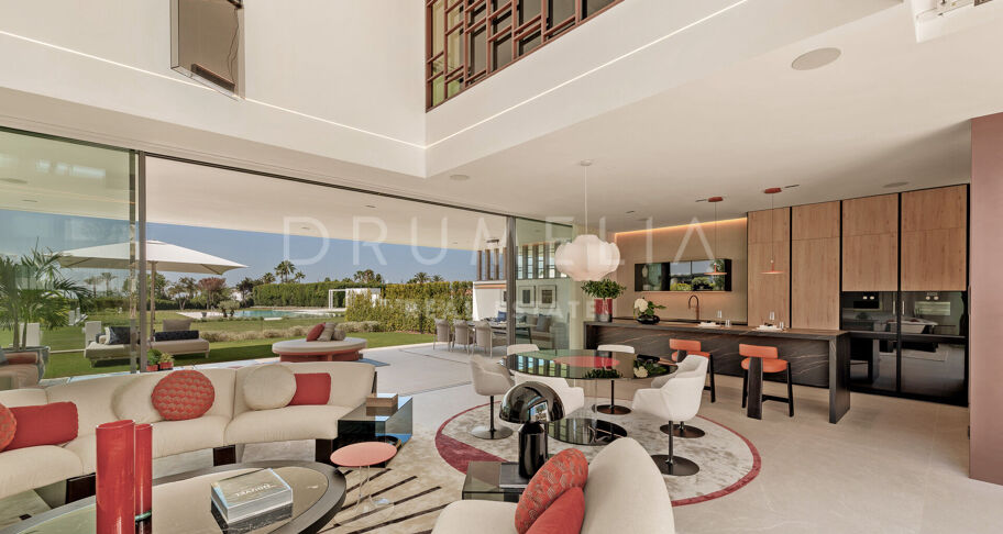 Villa de luxe contemporaine sur la Golden Mile de Marbella