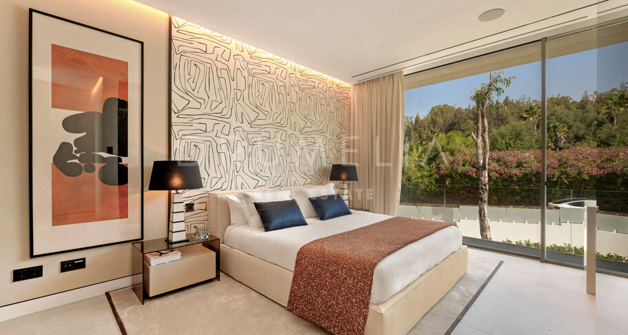 Villa de luxe contemporaine sur la Golden Mile de Marbella