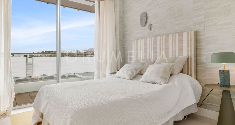 Apartament Przy Plaży w The Edge, Estepona